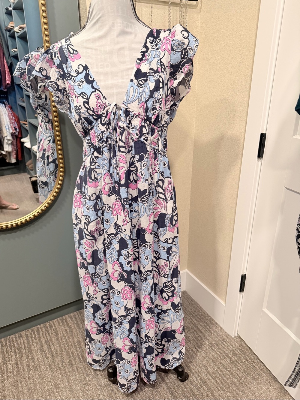 LOFT Beach Maxi Sundress Medium NWT